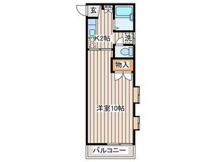 カ－サ藤(3号室･5号室)の物件間取画像